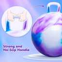 PlayZap Hopper Balls for Adults 16+, 28 Inches Bouncy Ball with Handle, 28" Inflatable Bouncing Hopper, 74cm Bouncing Toys, Big Hopping Toys for Boys Girls Gifts