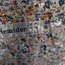 Nemidor Womens Plus Size Summer Midi Dress Casual Tiered Floral Print Beach Swing Boho Dresses with Pocket 16-26 (Beige)