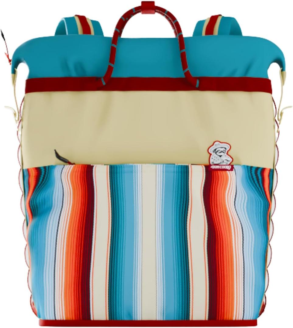 Don Coolio Pack - Insulated Backpack Soft Cooler | 36 Can, 20L Capacity, Hands Free, Leakproof & Waterproof, Portable for Beach, Travel, Camping & Hiking (Taco Tuesday)