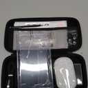 For Nintendo OLED Switch - Clear Protective Shell Hard Case Cover and Black Carrying Bag and Screen Protector to Protects From Accidental Bumps, Scratches