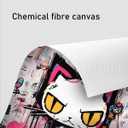 Cat Posters Graffiti Wall Art Canvas Prints,Funny Bathroom Art Decor Girls Bedroom Anime Wall Decor Set of 4 (8"x10",Unframed).