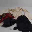 CICOCI Pirate Costume For Women With Accessories Renaissance Blouse Top Belt Headscarf Full Outfits (X-Large, Beige)