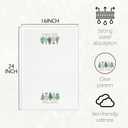 Merry Christmas Tree Kitchen Towels, Cute Winter Xmas Tree Hand Towels for Bathroom Decor, Winter Holiday Christmas Dishcloths Dish Towel for Kitchen 16x24 Inches