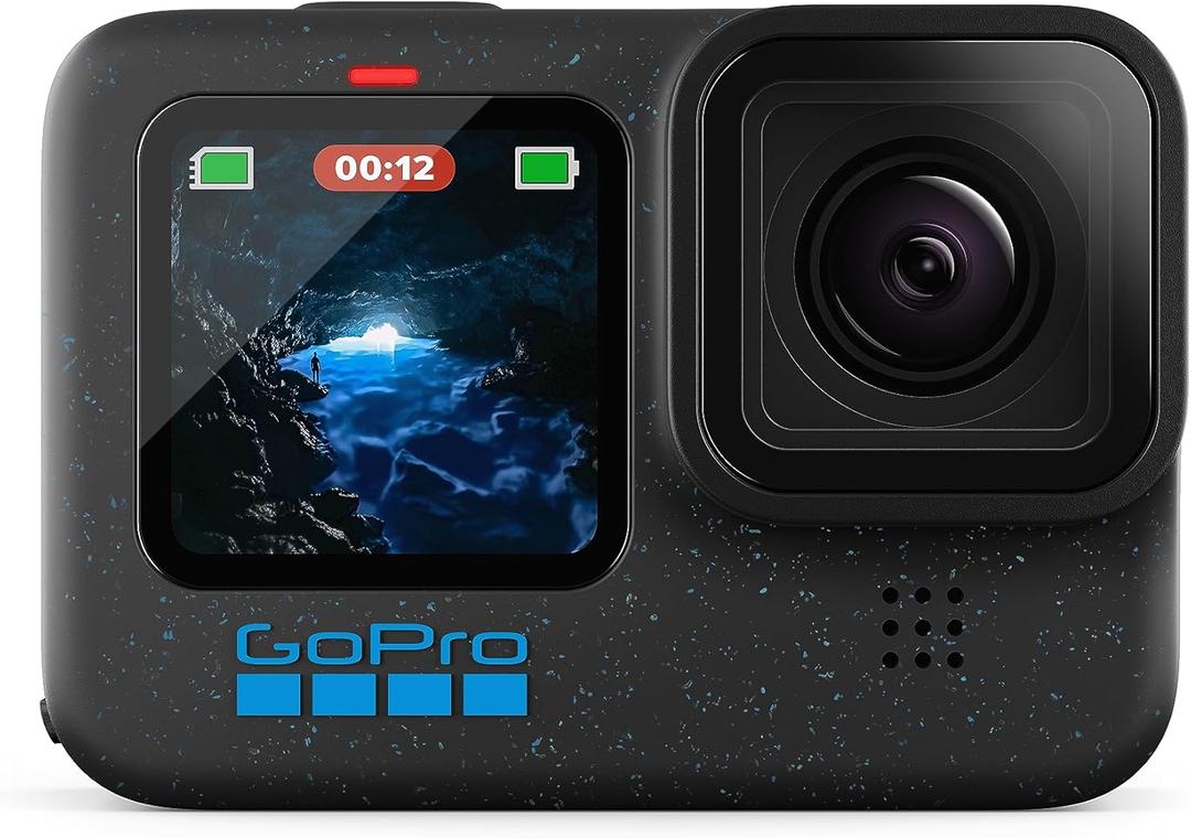 GoPro HERO12 Black - Waterproof Action Camera with 5.3K60 Ultra HD Video, 27MP Photos, HDR, 1/1.9" Image Sensor, Live Streaming, Webcam, Stabilization GoPro HERO12 Black - Waterproof Action Camera with 5.3K60 Ultra HD Video, 27MP Photos, HDR, 1/1.9" Image Sensor, Live Streaming, Webcam, Stabilization