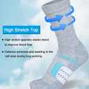 Womens Cushioned Athletic Running Crew Socks Breathable Wicking Comfort Hiking Socks 5 Pairs (9-11)