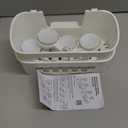 LEVERLOC Shower Caddy Suction Cup 2 Pack, Shower Organizer Removable Bathroom Shelf, Storage Suction Powerful Max Hold 22lbs Bathroom Caddy Waterproof Holder, White