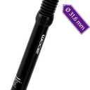 Zoom Bike Suspension Seatpost: 27.2/30.9/31.6 x 350 mm Shock Absorber Damper Bicycle Seat Post for E-Bike MTB BMX