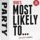 DSS Games Who's Most Likely to...Kinda Clean Family Edition [A Party Game | Great for Adults & Teens | New Years Eve Party, Stocking Stuffer | Game Nights, NYE & Big Groups]