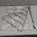 16 Inch Ornament Display Stand Metal Xmas Decorative Tabletop Ornament Christmas Tree Shaped Display Stand Holder Hooks Farmhouse Christmas Tree for Xmas Balls Decorations Hanging (Black)