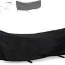 SUNCREAT Hammock Cover, Water-Resistant Polyester Hammock Stand Cover for 11-12ft Stand, Black
