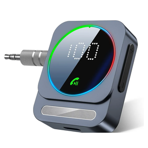 Bluetooth Aux Adapter, SONRU Bluetooth 5.3 Receiver for Car, Wireless Audio Receiver for Car/Home Stereo/Wired Headphones/Speaker, Dual AUX Outputs, RCA AUX 3.5mm