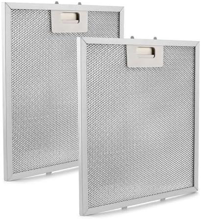 13.56 in. x 13.69 in. Aluminum Mesh Grease Filter for Winflo Range Hood with Stainless Steel Frame, 2-Pack