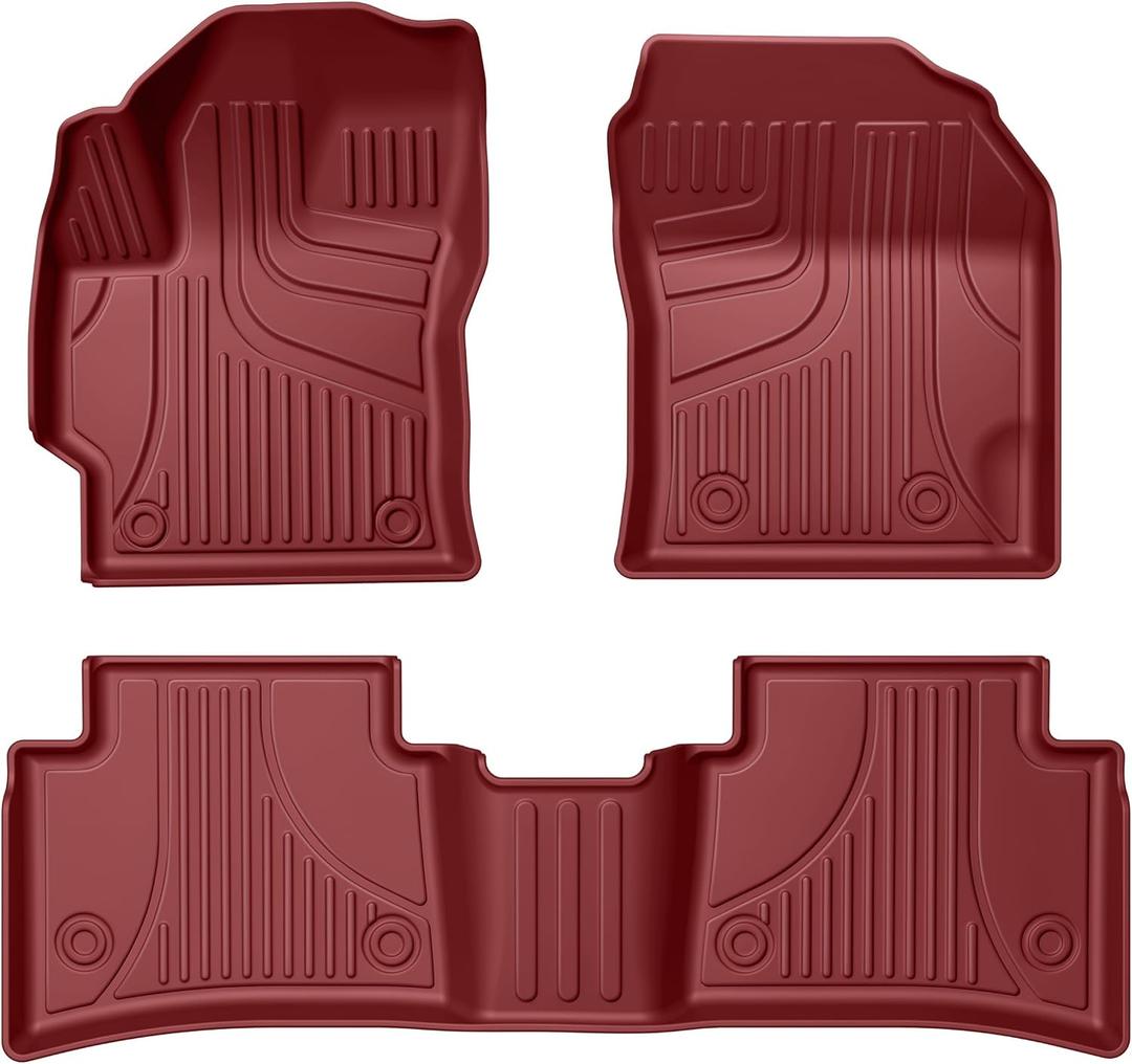 Floor Mats for Toyota Corolla Sedan 2020-2026 (Include Hybrid), Red