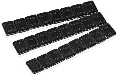 YIZBAB Upgraded Black Wheel Weights, 1/4oz, 0.25oz, 60oz/Box, Adhesive Stick on Wheel Weights for Cars, Trucks, SUVs, Motorcycles, U.S. OEM Quality,240PCS