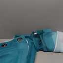 G2000 Teal and White Ombre Curtains, 84 Inch Light Filtering Drapes for Bedroom & Living Room, 2 Panel Set with Grommets