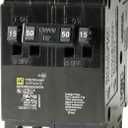 Square D - HOMT1515250CP Circuit Breaker, Black