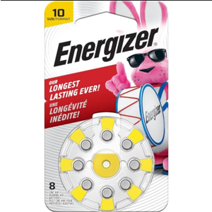 Energizer AZ10EZ-8 EZ Change Hearing Aid Battery - Retail Packaging