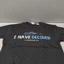 Water Immersion Baptism BAPTIZED; I HAVE DECIDED 2-Cor.5:17 T-Shirt (Small, Black)