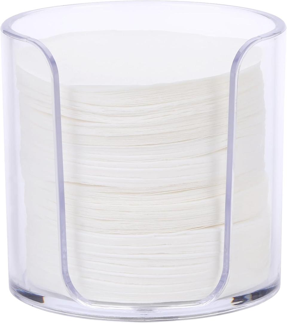 ELESTAB Espresso Paper Filter 58mm, 300pcs Disposable Espresso Puck Paper Filters and Filter Storage Holder Compatible with 58mm Portafilters Basket - Keep Shower Screen Clean