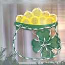 MUDHEN Impact Innovations St. Patrick's Day Lighted Window Decoration Pot of Gold