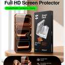 SMARTDEVIL 2 Pack Tempered Glass for iPhone 17 Pro Screen Protector, Military-Grade Shatterproof Protection, 9H Hardness, Fast & Easy Installation, Case Friendly Design