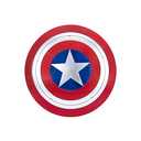 MARVEL Captain America Adult Halloween Costume Accessory - 24-Inch Plastic Shield Accessory with Metallic Finish