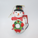Blow Mold Snowman Ornament Christmas Led