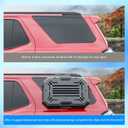 SZYANG Rear Window Storage Molle Panel Compatible with 2025 2026 Toyota 4Runner Storage Panel System Rear Window Shelf Replacement for 2025 2026 Toyota 4Runner Accessories