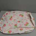 Baby Laundry Hamper kids laundry Basket Waterproof Storage Bin for Bedroom Toy Clothes Organizer Basket Woodland Animals Room Décor(Bowknot Strawberry)