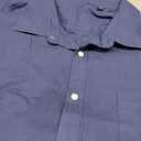 J.VER Men's Linen Short Sleeve Shirts Cotton Casual Lightweight Button Down Shirt Beach Vacation Summer Tops with Pocket (Blue, XXXL)