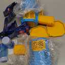 JONEG Toys for 3-8 Year Old Boys Girls: 2 Pack Bubble Machine for Kids with Bubble Solution, Gifts for 3 4 5 6 7 8 Years Old Boy Birthday Toy for Kid Toddlers Ages 4-6 Outdoor Wedding Bubbles Wands (Blue+blue)