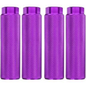 Bike Pegs 4Pcs Aluminum Alloy Anti-Skid Lead Foot Bicycle Pegs 3/8 inch Axles