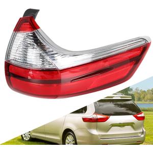 Tail Light Assembly Outer Right Side Replacement for Sienna 2015-2020