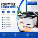 TN635XL TN635 Toner Cartridge 4-Pack for Brother HL-L8430CDW L8430CDWT L8570CDW MFC-L8730CDW L8930CDW L8970CDW EX575 Printers Compatible Replacement TN635 (BK/C/M/Y)