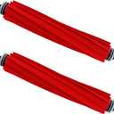 2 Pack Rubber Roller Brushes Replacement for Roborock QV 35A/35S, Q7,Q7+,Q7 Max,Q7 Max+ S7, S7+, S7 MaxV, S7 MaxV Plus, S7 MaxV Ultra, T7S, T7SPlus, Q Revo, Qrevo MaxV, Qrevo S Robot Vacuum