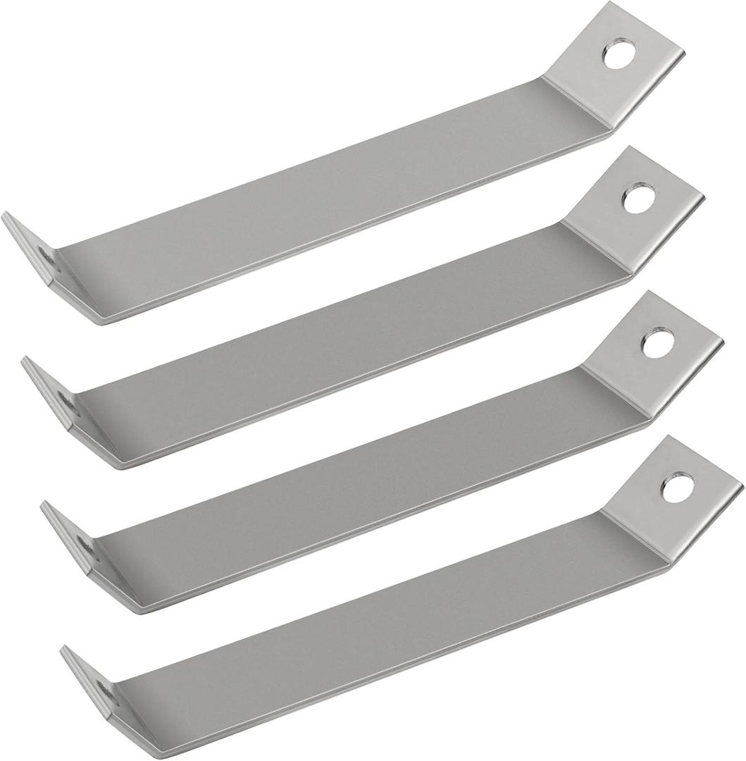 Heavy Duty Corner Brackets 4 Pack Corner Braces, 45 Support Brackets with Pre-Drilled Holes, Galvanic Plated Metal Braces for Shelves, Furniture, Wood Projects Heavy Duty Corner Brackets 4 Pack Corner Braces, 45 Support Brackets with Pre-Drilled Holes, Galvanic Plated Metal Braces for Shelves, Furniture, Wood Projects