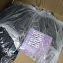 WELMATCH Black Stretch Spandex Chair Covers Wedding - 50 PCS Banquet Events Party Universal Dining Decoration Scuba Elastic Chair Covers Good (Black, 50)