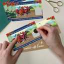 90shine 90Pcs Kentucky Horse Derby Scratch Off Cards Racing Game Party Favors Supplies Decorations