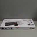 Wireless Keyboard and Mouse Ultra Slim Combo, TopMate 2.4G Silent Compact USB 2400DPI Mouse and Scissor Switch Keyboard Set with Cover, Batteries Included, for PC/Laptop/Windows/Mac - Gray Black