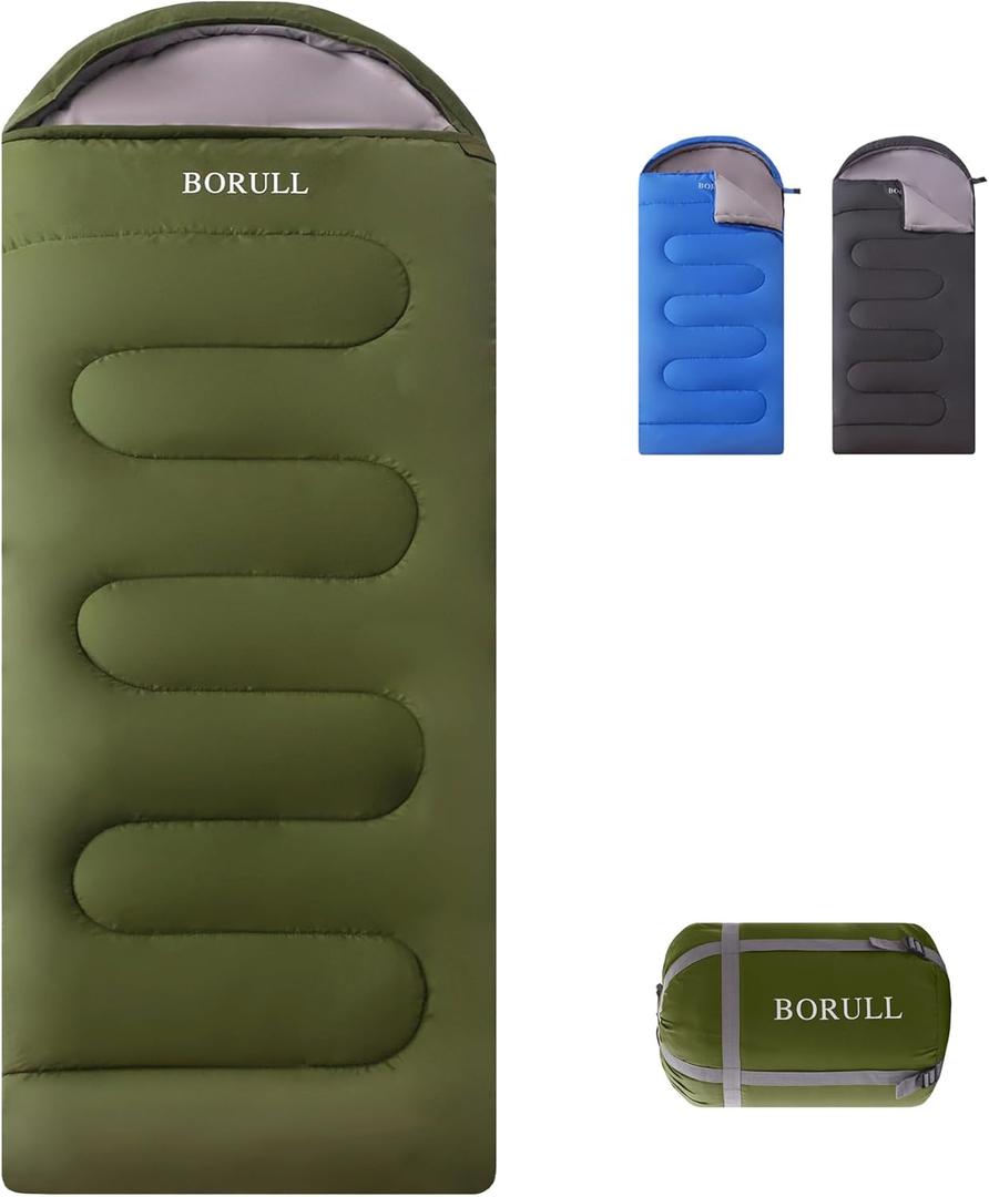 Double Sleeping Bag for Adults Queen Size XL,2 Person Oversized Sleeping Bags with 2 Pillows Waterproof for 3-4 Season Camping Backpacking Hiking Cold Warm Weather Indoor Outdoor