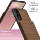 Bemal for Samsung Galaxy S25 Edge Wallet Case, Built-in Card Holder, RFID Blocking, PU Leather Kickstand, Magnetic Closure, Durable Shockproof Phone Cover for Women Men, Alligator Pattern Brown