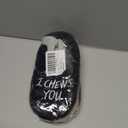 BenSorts Fuzzy Slipper Socks for Women Funny House Slippers with Grips (Black)