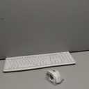 Logitech MK270 Wireless Keyboard and Mouse Combo for Windows, 2.4 GHz, 8 Multimedia Keys, PC, Laptop, Wireless Keyboard Compact Mouse Combo - White (1 Pack)