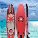 JOOLOOG Inflatable Stand Up Paddle Board with Seat for Adults 10'6" SUP