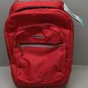 Travelers Club 18" Rolling Backpack with Shoulder Straps, Red