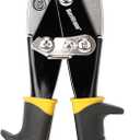 HURRICANE 10 Inch Aviation Tin Snips, Straight Cut Shears for Sheet Metal, Aluminum, Gutter & DIY Projects, Regular Straight Cutting Sheet Metal Cutter