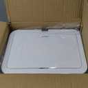 Gallon Motion Sensor Bathroom Trash Can with Lid, Automatic Garbage Bin for Bathroom, Slim Plastic Narrow Bedroom Trash Bin Garbage Can, 15L