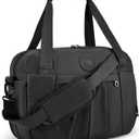 Small Duffle Bag 40x30x15 cm Personal Item Bag Gym Bag with Wet Pocket 16x12x6 inch Carry on Duffel Bag,Black