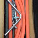 55" Trampoline for Kids with Enclosure, 440lbs Capacity Indoor & Outdoor Toddler Trampoline with Adjustable Gymnastics Bar & Toys, for Boys & Girls (Red)