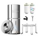 Purewell 5-Stage Gravity Water Filter System with Alkaline Water Technology